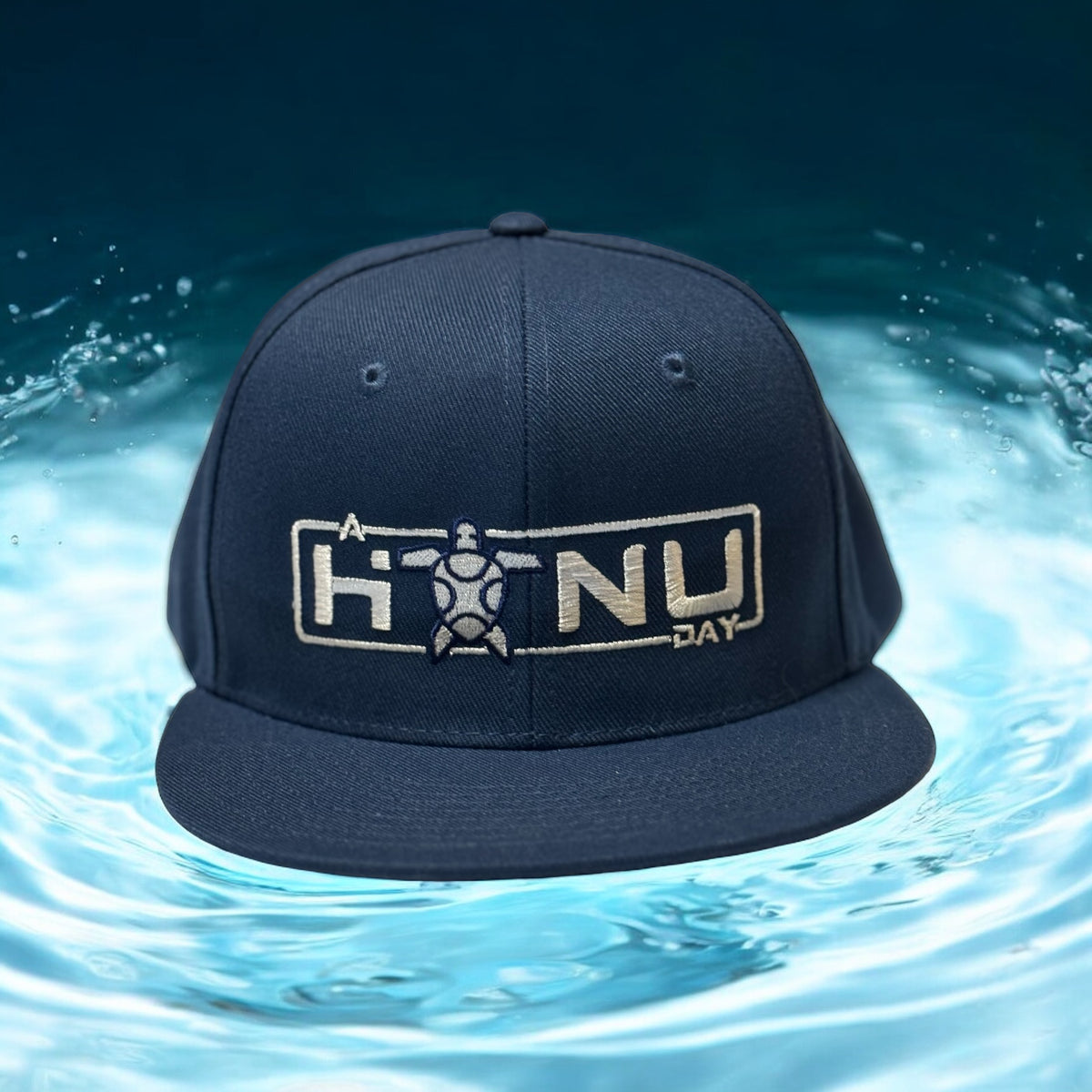 Signature Series Flat Brim Hat — Navy